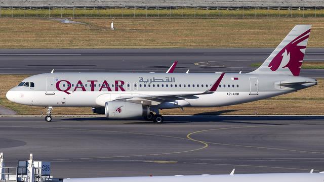 A7-AHW:Airbus A320-200:Qatar Airways